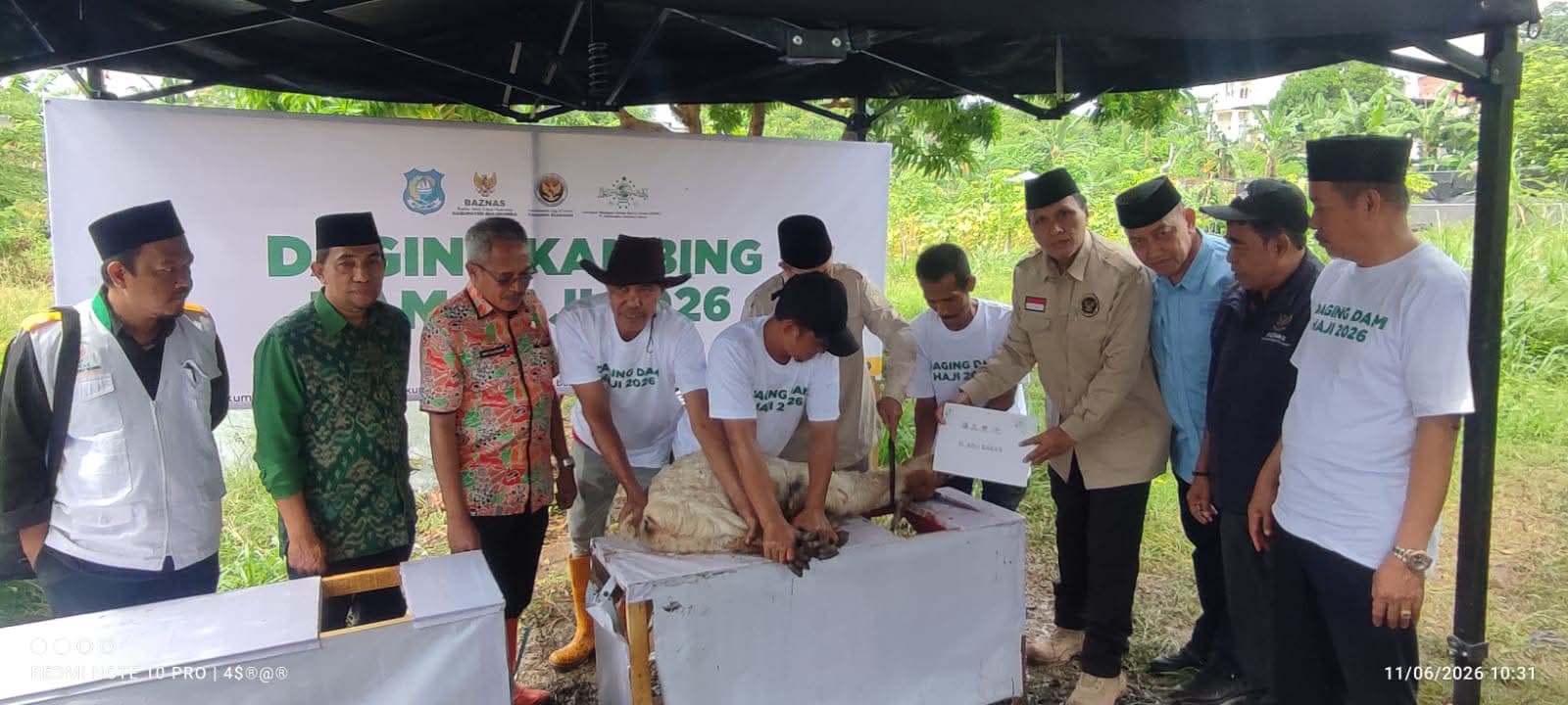 BAZNAS Bulukumba Sembelih 129 Ekor Kambing DAM Jamaah Haji, Dibagi ke Panti Asuhan dan Ponpes