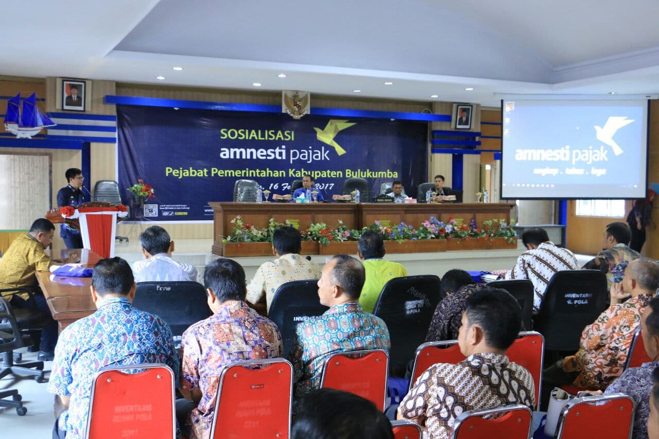 Pajak Pratama Bulukumba Sosialisasi Amnesti Pajak kepada Para Pejabat Pemkab