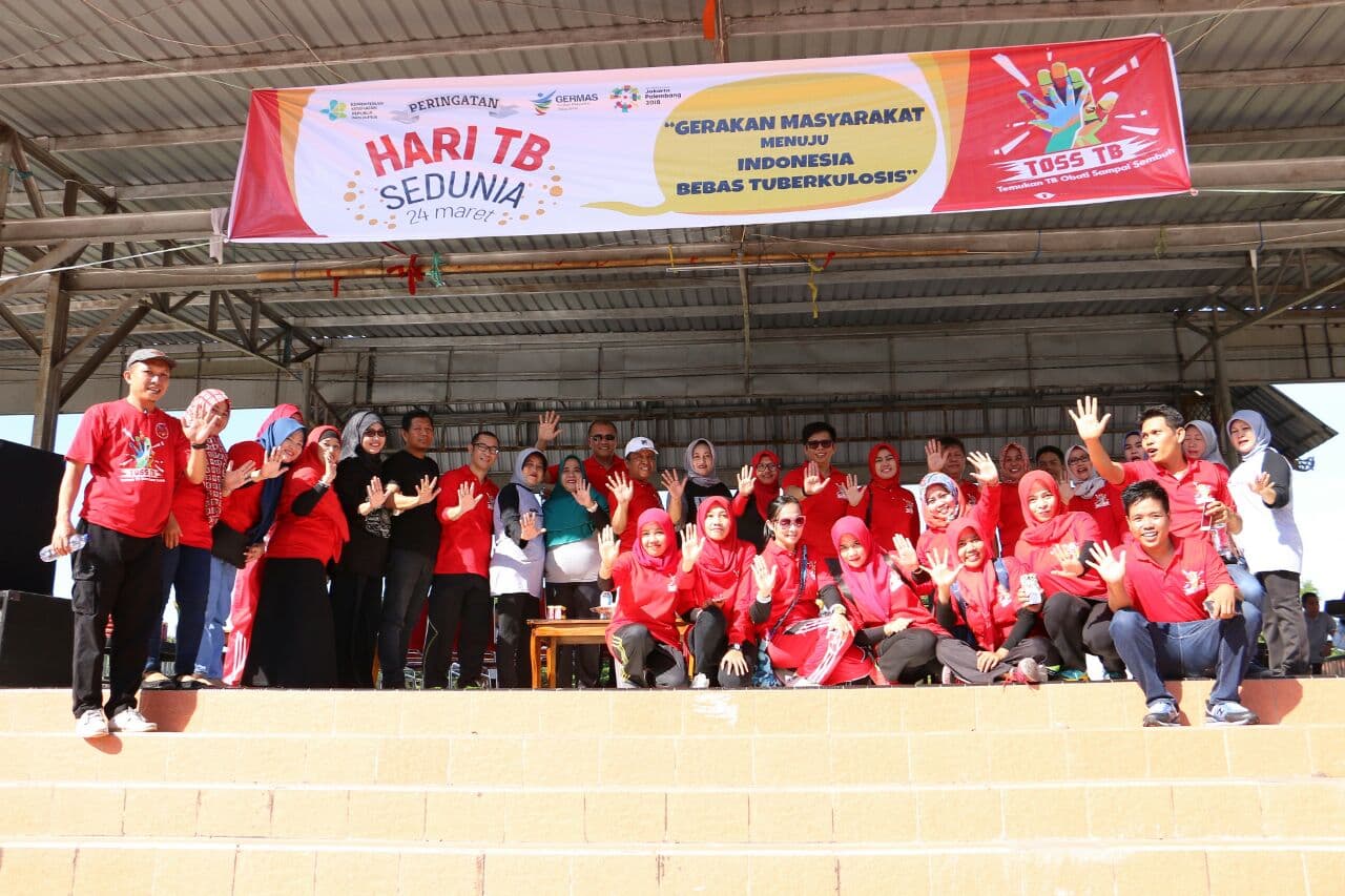 Peringatan Hari TB Sedunia Diawali Senam Sehat