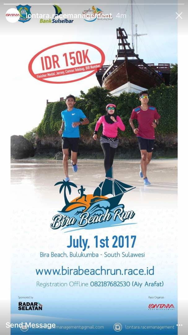 Bira Beach Run Menjadi Event Tahunan