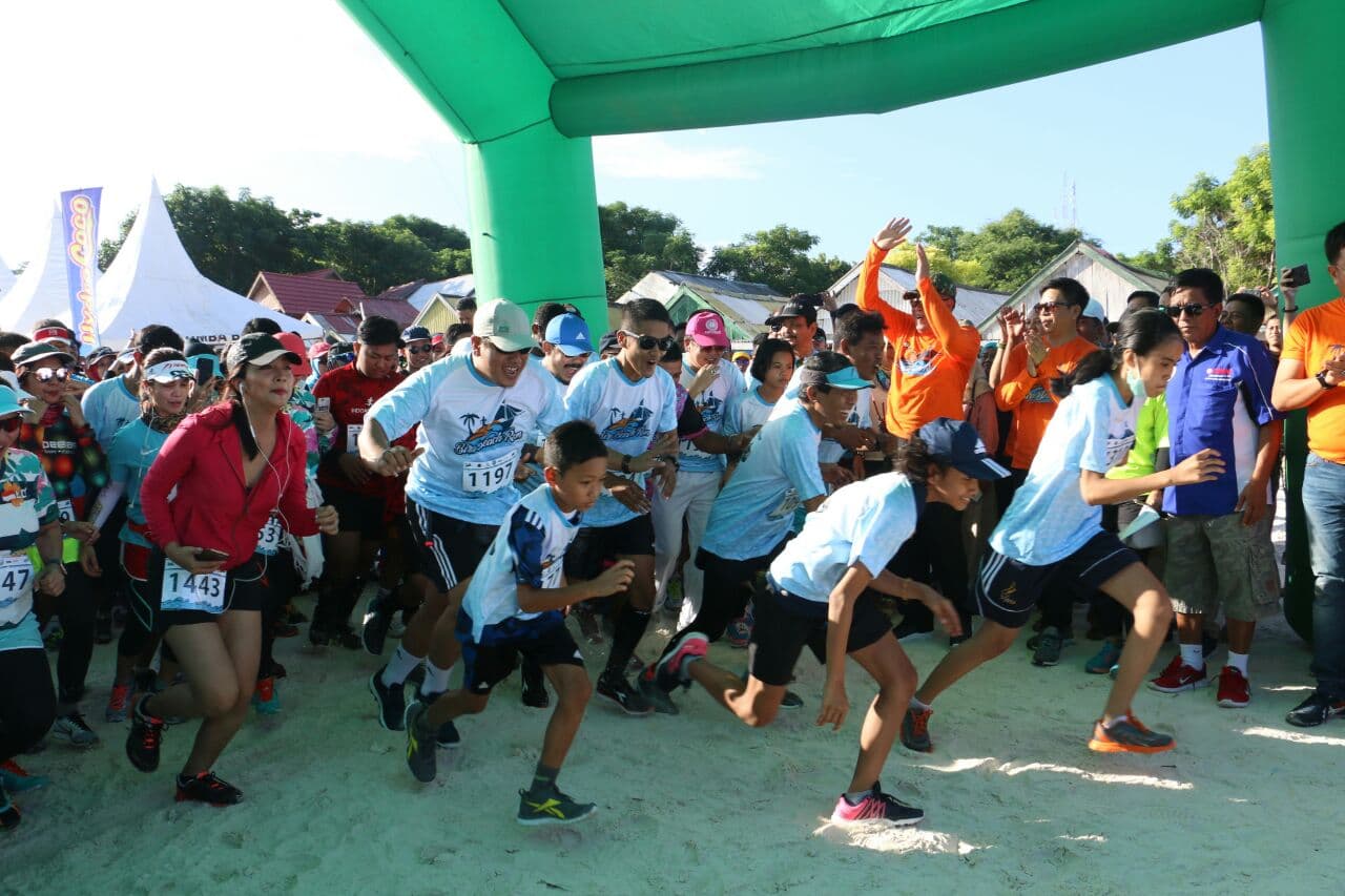 Bira Beach Run yang Mempesona, 371 Runner Berhasil Finis