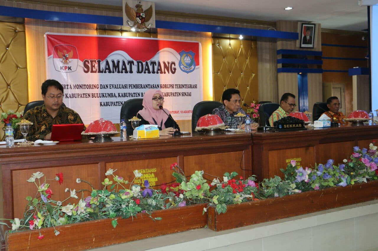 KPK Gelar Monev Pencegahan Korupsi di Bulukumba