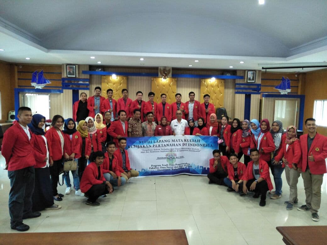 Mahasiswa Unhas Studi Lapang Kebijakan Pertanahan di Kajang