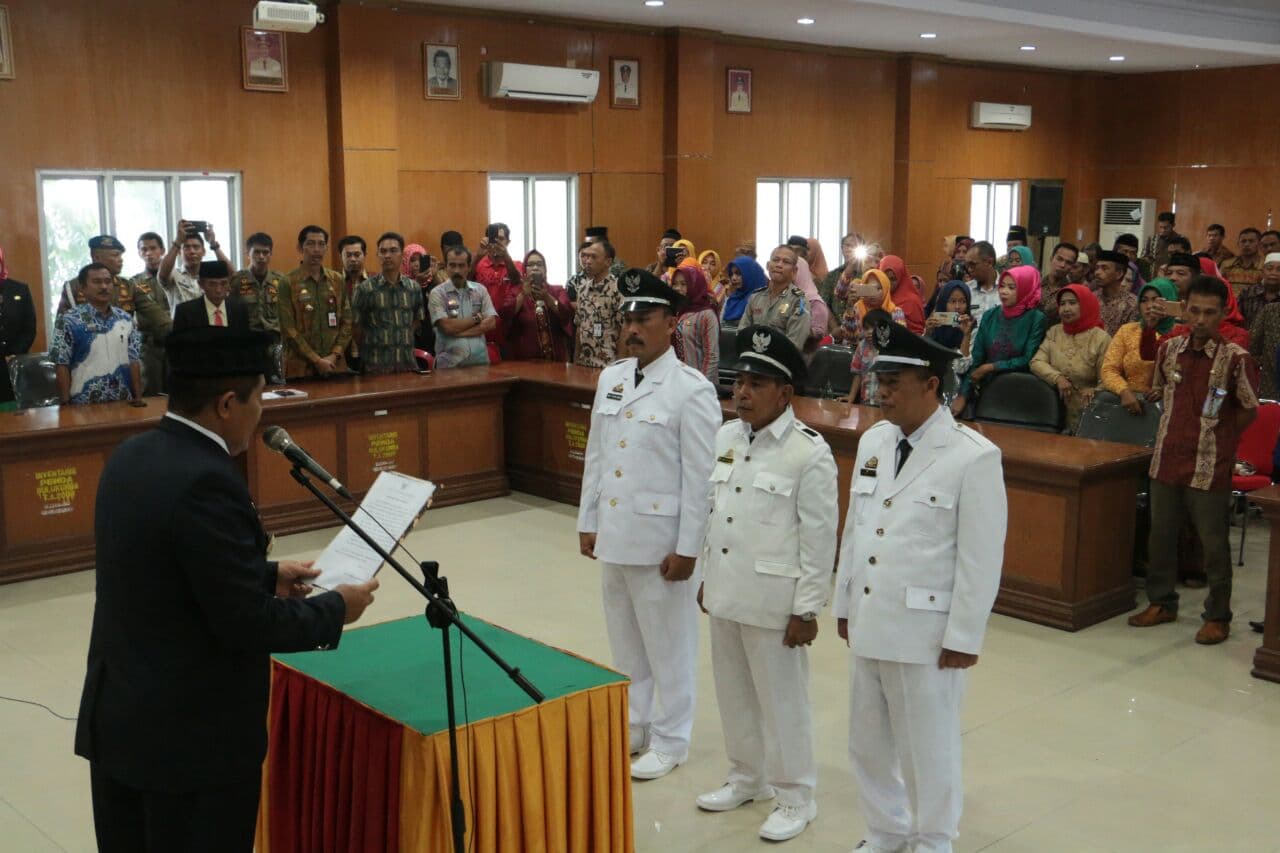 Tiga Kades PAW Dilantik