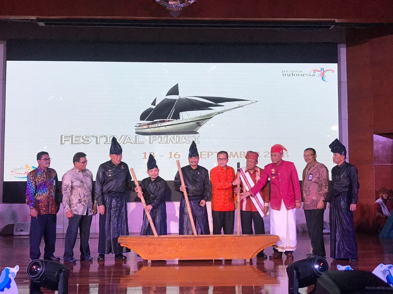 Bupati hadiri Lounching Calender of Event Sulawesi Selatan 2018