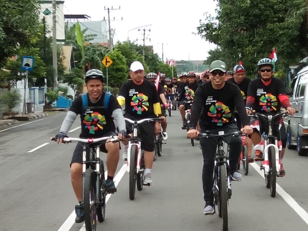 Sosialisasi Torch Relay, Passapeda Gowes Sampai ke PPI Bontobahari