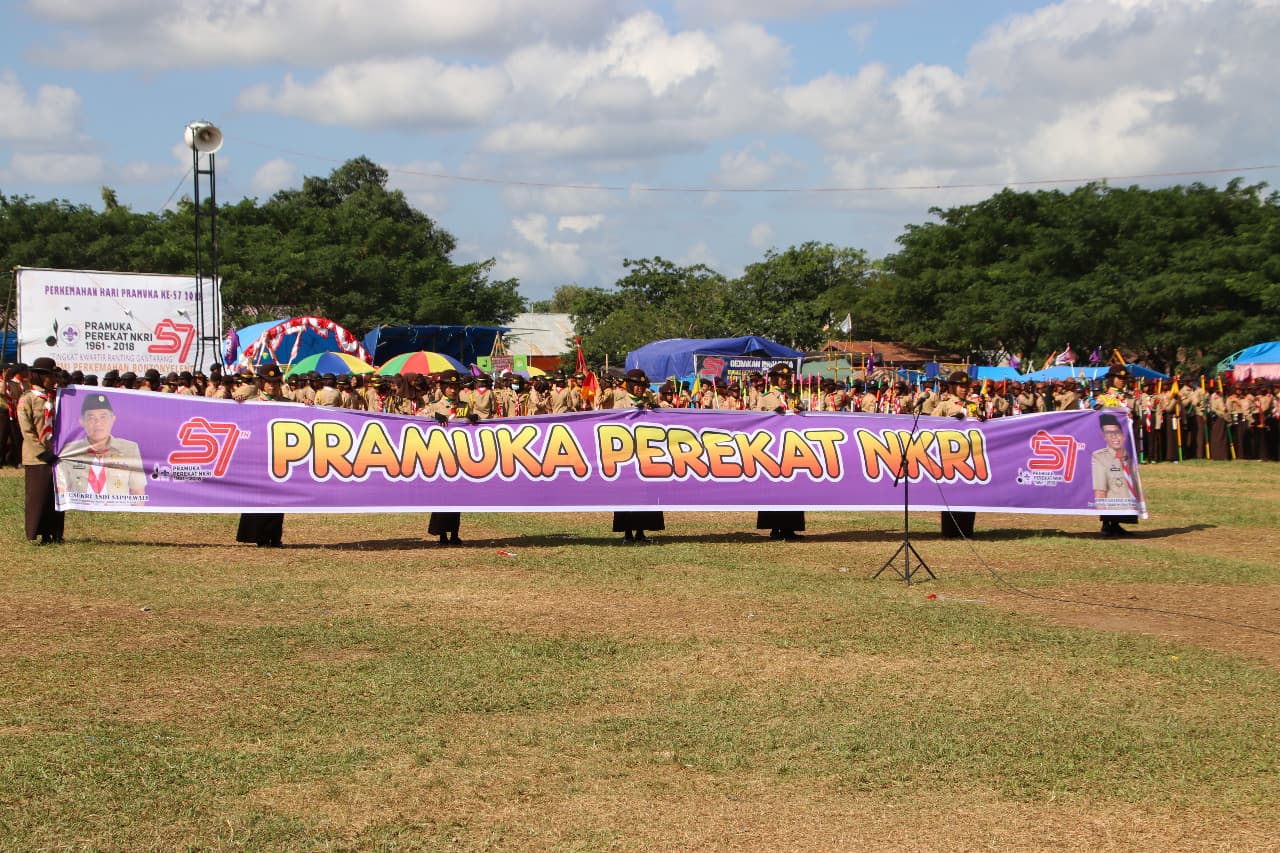 Bupati Buka Perkemahan Pramuka di Bontonyeleng