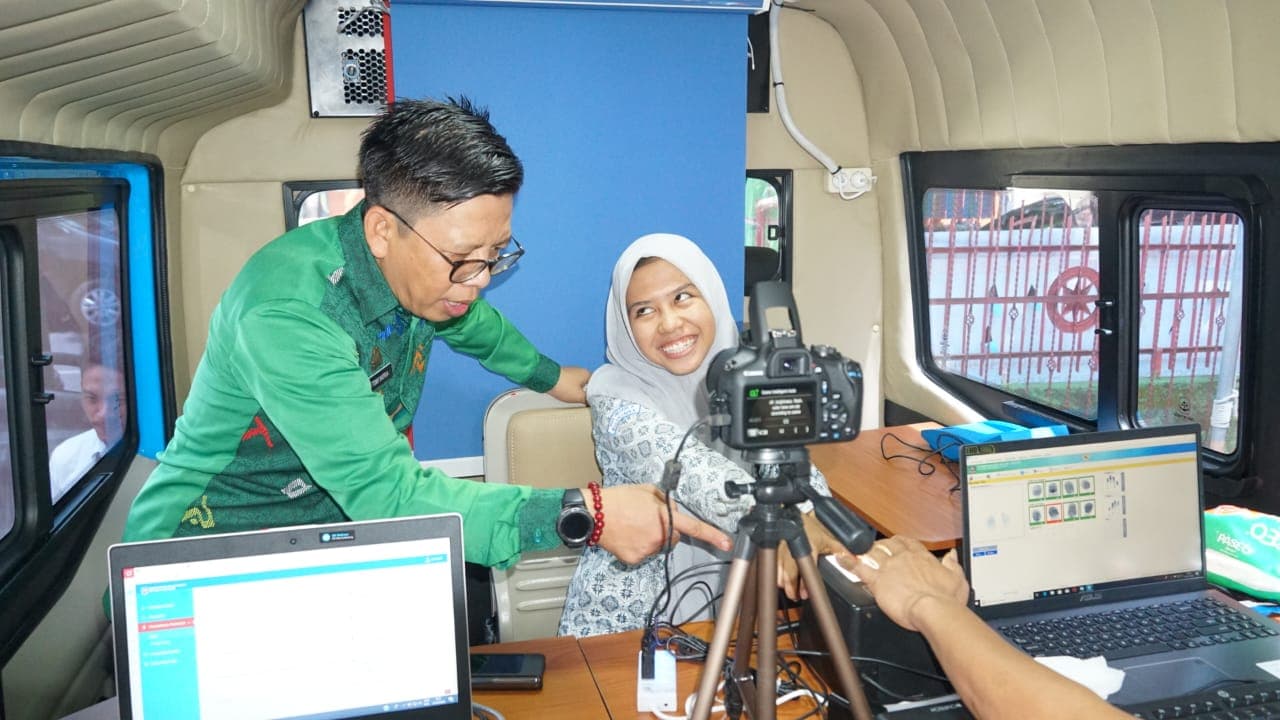 Layanan Jempol KTP Sasar Siswa SMAN 8 Bulukumba