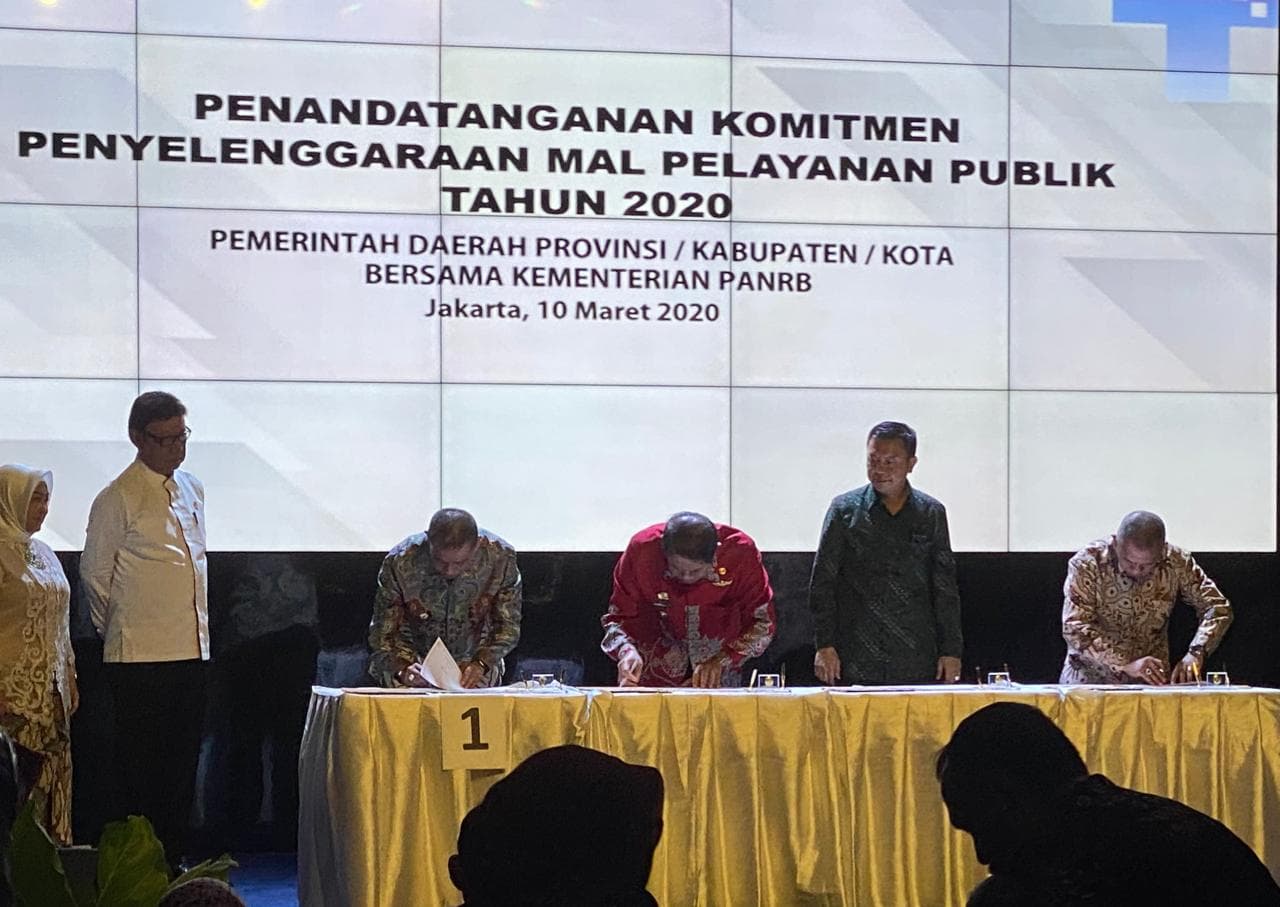 BERSAMA 47 KEPALA DAERAH, BUPATI BULUKUMBA KOMITMEN BANGUN MAL PELAYANAN PUBLIK