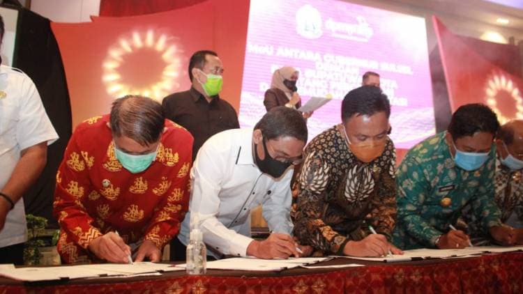 Bupati Bulukumba Tandatangan MOU Percepatan Investasi