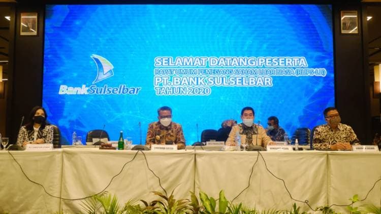Bersama Para Kepala Daerah, Bank Sulselbar Gelar RUPS