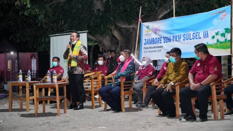 Bupati Bersama Wagub Sulsel Hadiri Jambore SDM PKH di Tanjung Bira