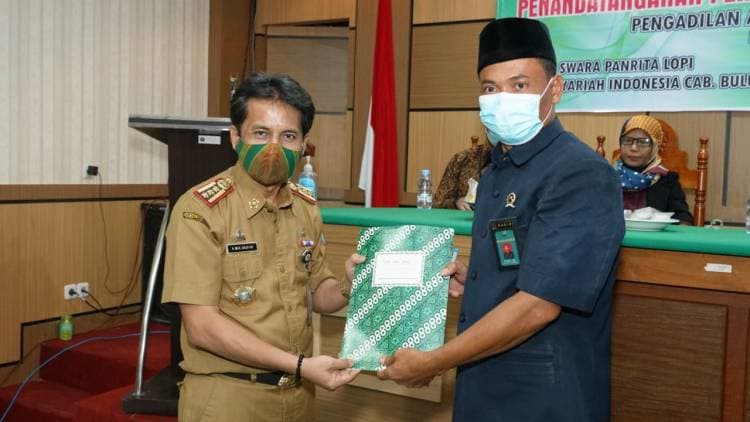 Diskominfo Tandatangani Perjanjian Kerjasama dengan Pengadilan Agama Bulukumba