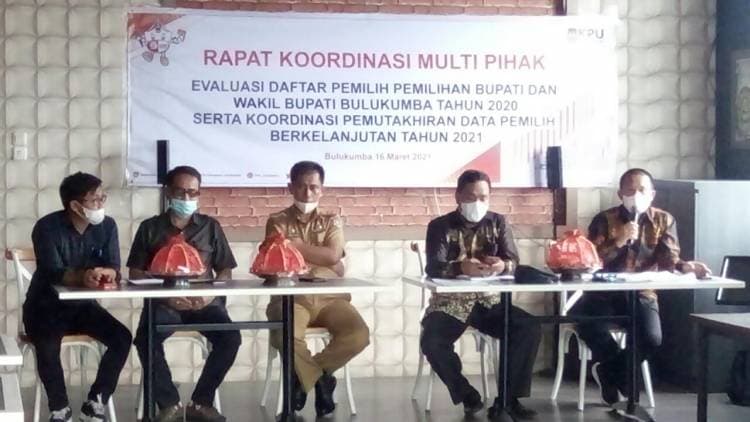Evaluasi dan Pemutakhiran Daftar Pemilih Tetap, KPU Gelar Rapat Koordinasi Multi Pihak