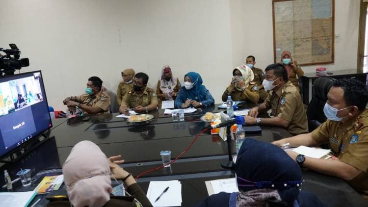 Pemkab Bulukumba  Ikuti VLH  Evaluasi  Kota  Layak Anak  Tahun 2021