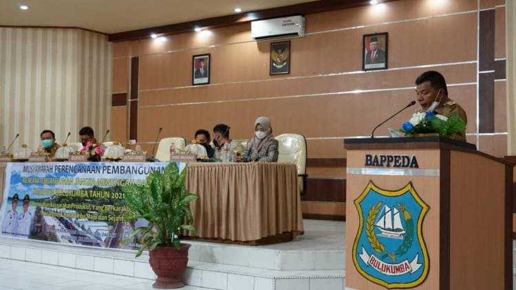 BUPATI BUKA MUSRENBANG RPJMD KABUPATEN BULUKUMBA TAHUN 2021 – 2026