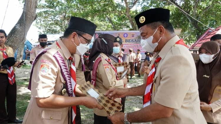 Pramuka Gelar Ulang Janji  Bupati : Anggota Pramuka itu Harus Selalu Berkarya
