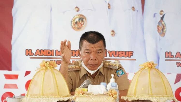 TEGAS OPTIMALKAN PAD, BUPATI ANDI UTTA GELAR RAPAT KOORDINASI PENGAWASAN DAN PEMERIKSAAN PAJAK DAERAH