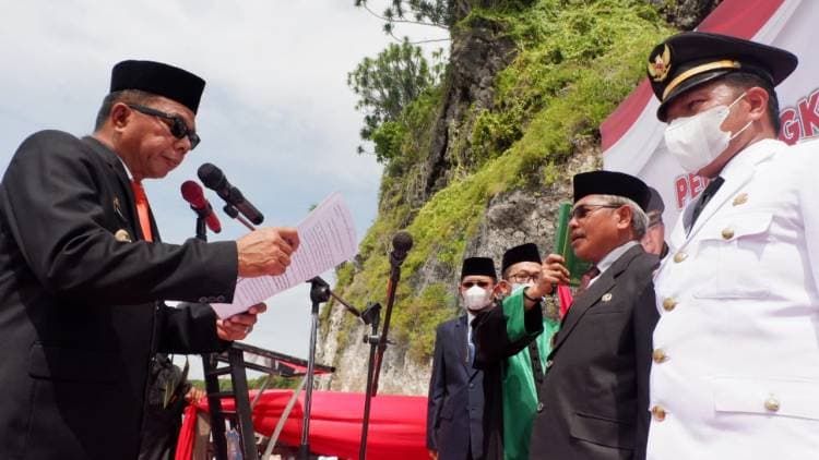 Ali Saleng Dilantik Jadi Sekda di Titik Nol Bira