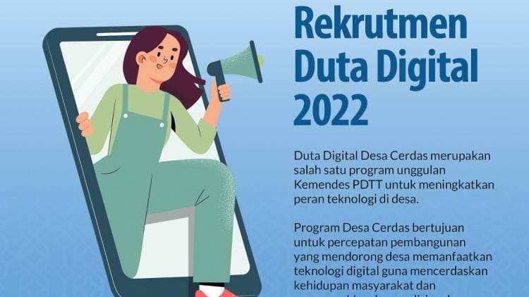 SELEKSI/ REKRUTMEN DUTA DIGITAL UNTUK PROGRAM DESA CERDAS