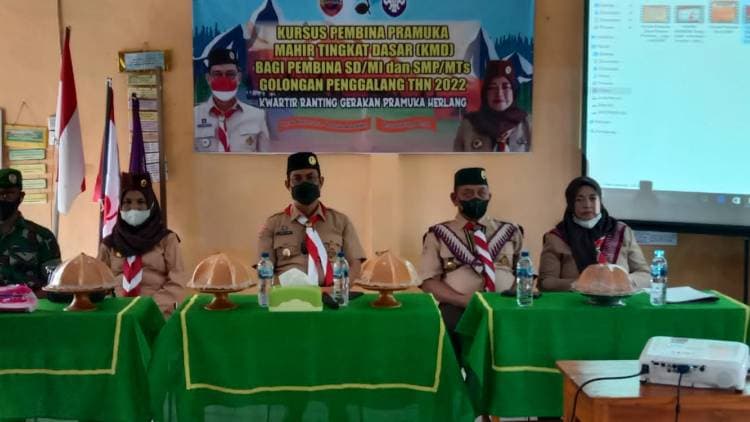 Maksimalkan Pembinaan Pramuka kepada Peserta Didik, Kwarran Herlang Gelar KMD