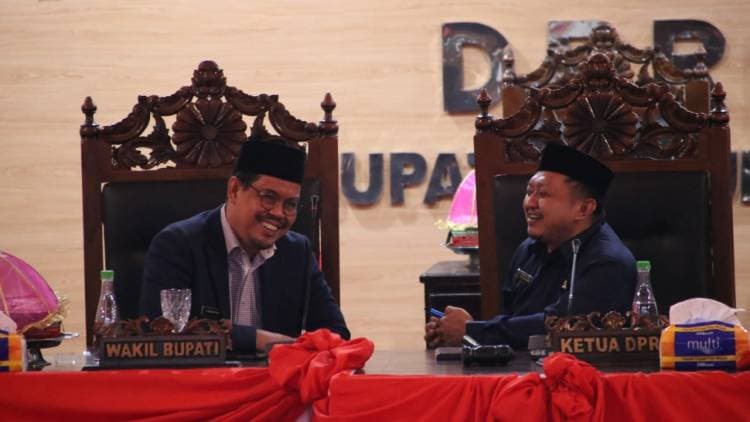Wabup Edy Manaf Hadiri Rapat Paripurna Penetapan Usulan Pokir 2023