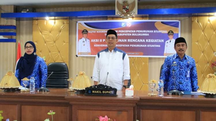 Wabup Edy Manaf Buka Perencanaan Penurunan Stunting Bulukumba