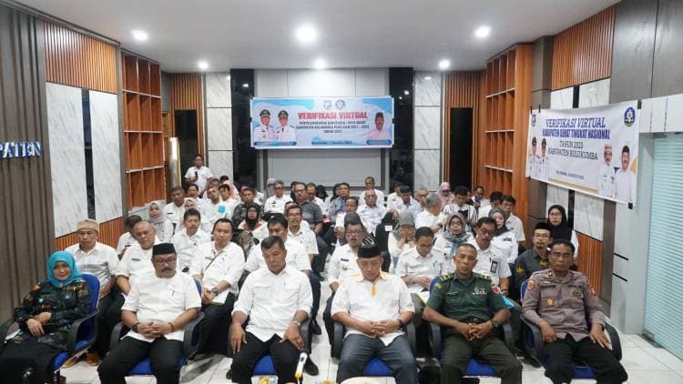 Bupati Bulukumba Hadiri Verifikasi Virtual Kabupaten Kota Sehat
