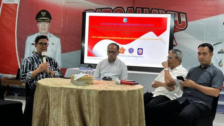 Gerakan Nasional Pembagian 10 Juta Bendera, Wabup Edy Manaf : Tamu adalah Keberkahan