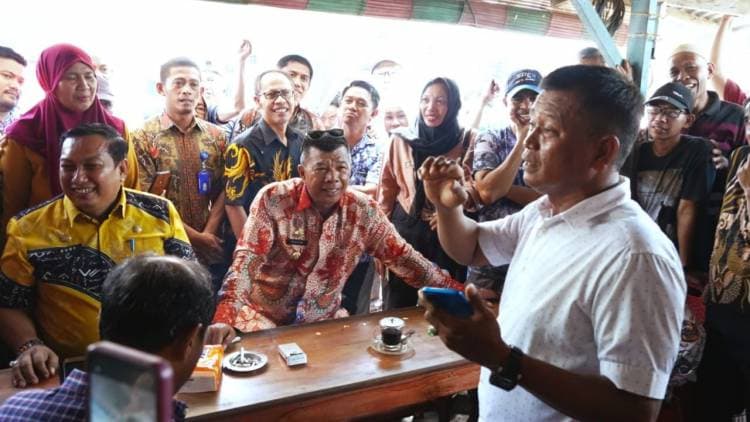 Segara Dibangun, Bupati Andi Utta Temui Pedagang Pasar Sentral
