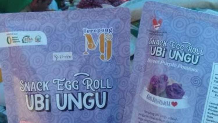 Mengenal Egg Roll Ubi Ungu, Cemilan Berbahan Lokal Asal Bulukumba
