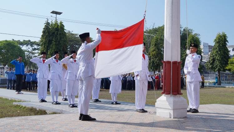 Peringatan Sumpah Pemuda ke 95, Wabup Edy Manaf Inspektur Upacara