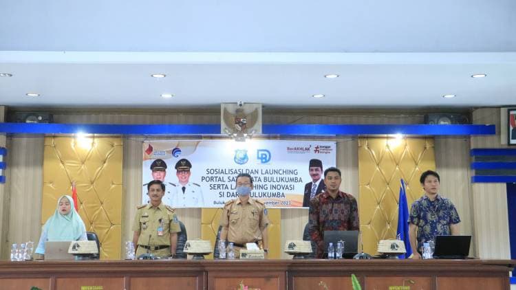 Pejabat SDI Bappenas Bimbing Admin Portal Satu Data Bulukumba