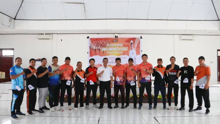 Wabup Andi Edy Manaf Buka Pelatihan Senam Anak Indonesia Hebat