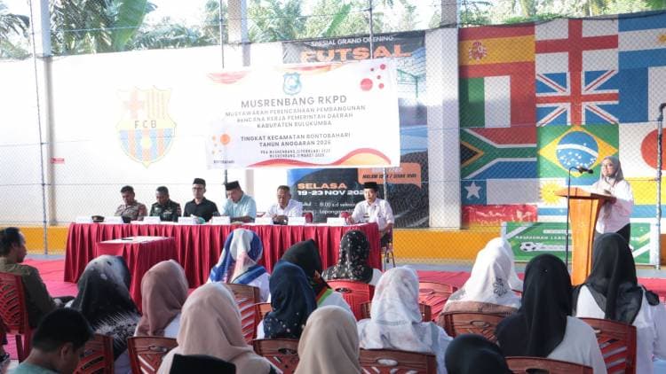 Musrenbang Bontobahari, Bupati Andi Utta Singgung Geopolitik Global dan Ekonomi Indonesia
