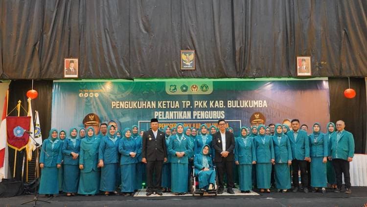 Pengurus TP-PKK Bulukumba Dilantik, Bupati Andi Utta Beri Sejumlah 'PR'