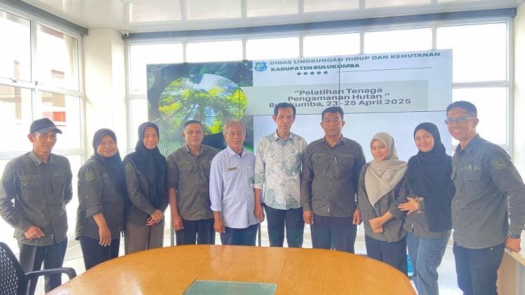 Bekali Pamhut, DLHK Bulukumba Gelar Pelatihan Pengamanan Hutan