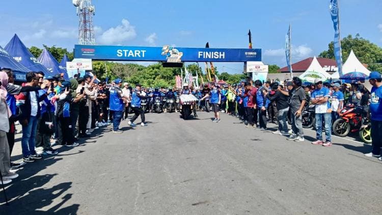 Yamaha Cup Prix Seri 2 di Sirkuit Titik Nol Bira, Bupati Andi Utta Ikut Ngegas