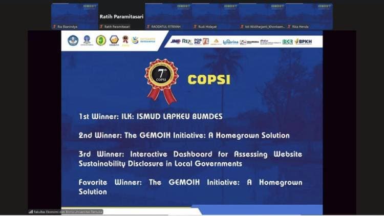GEMOIH Juara II dan Juara Favorit Kompetisi Internasional Sektor Publik COPSI 2025