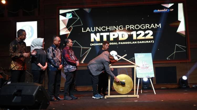 Disaksikan Kemenkomdigi, Bupati Andi Utta Launching Call Center 112