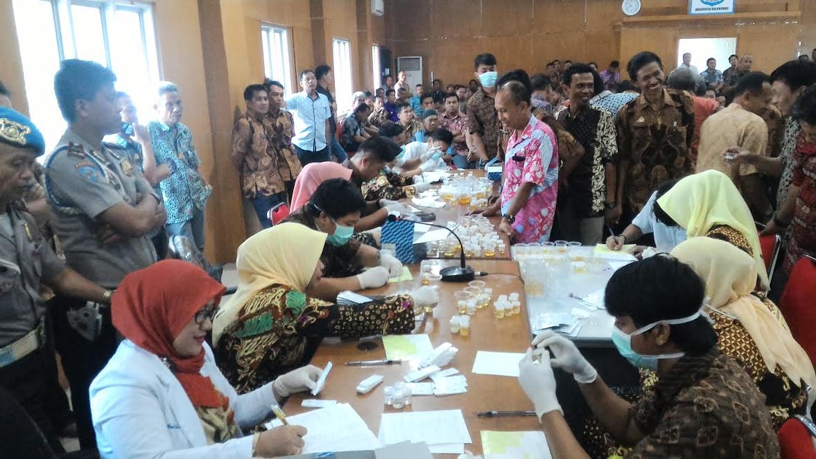 ASN Pemkab Bulukumba Jalani Tes Urine